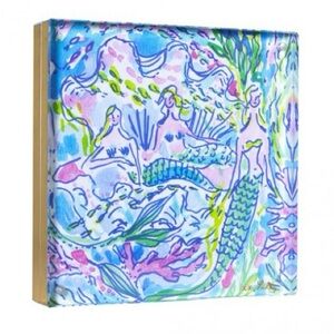 Lilly Pulitzer Gold Mermaid Photo Picture Frame NWT NIB Grove Sea IN BOX